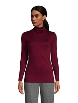 Women's Supima Cotton Long Sleeve Turtleneck