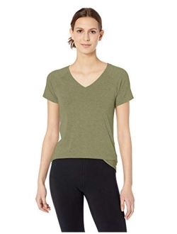 Women's Studio Short-Sleeve Lightweight V-Neck T-Shirt