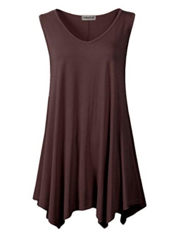 LARACE Women V-Neck Tank Top Tunic for Leggings