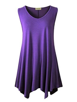 LARACE Women V-Neck Tank Top Tunic for Leggings