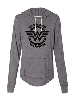 Womens Light Weight Champion Hoodies "Wonder Woman" Royaltee Superhero Workout Collection