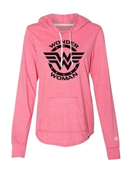 Womens Light Weight Champion Hoodies "Wonder Woman" Royaltee Superhero Workout Collection