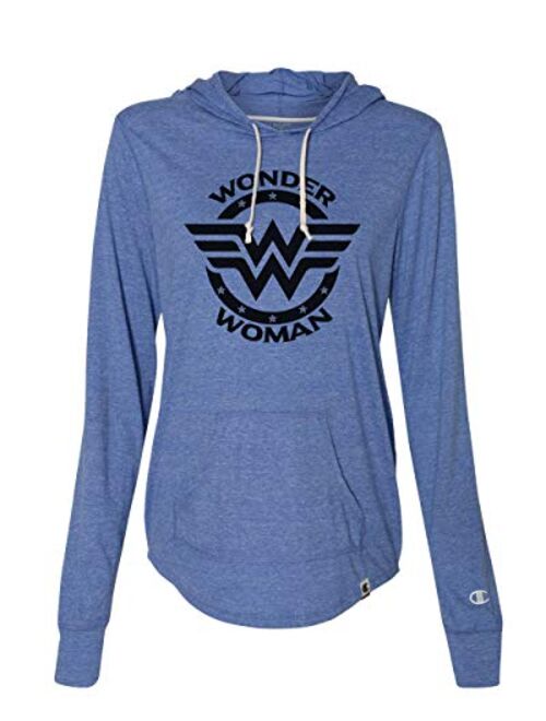 Womens Light Weight Champion Hoodies "Wonder Woman" Royaltee Superhero Workout Collection