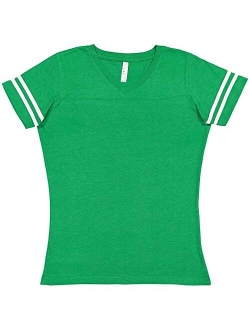 LAT Ladies' Fine Jersey Short Sleeve Football Tee