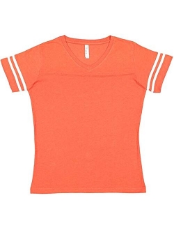 LAT Ladies' Fine Jersey Short Sleeve Football Tee