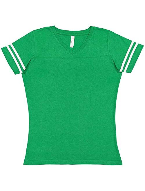 LAT Ladies' Fine Jersey Short Sleeve Football Tee