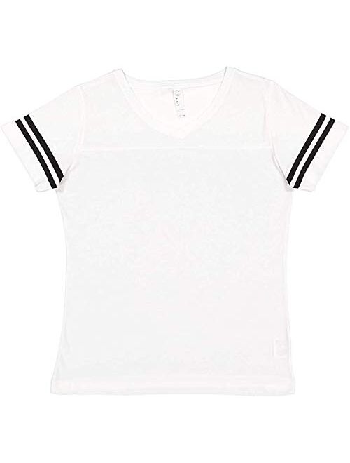 LAT Ladies' Fine Jersey Short Sleeve Football Tee