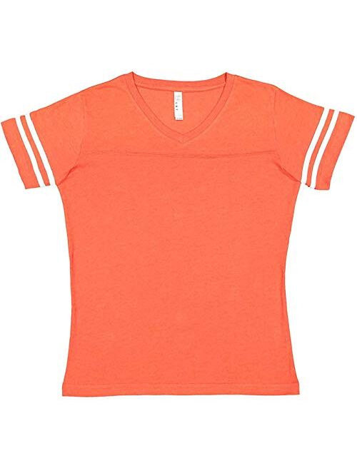 LAT Ladies' Fine Jersey Short Sleeve Football Tee