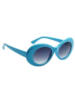 WebDeals - Oval Round Retro Sunglasses Color Tint or Smoke Lenses