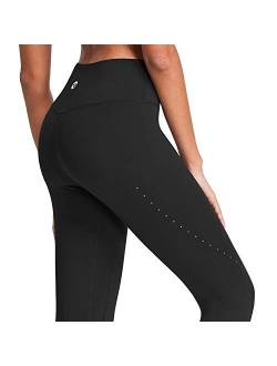 Women's Mid/High Waist Yoga Leggings 28"/25" Workout Athletic Pants Running Tights with Pockets