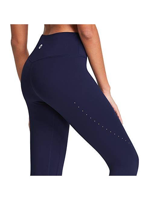 BALEAF Women's Mid/High Waist Yoga Leggings 28"/25" Workout Athletic Pants Running Tights with Pockets