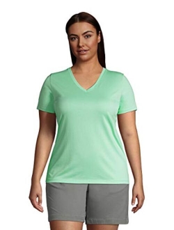 Women's Relaxed Supima Cotton Short Sleeve V-Neck T-Shirt