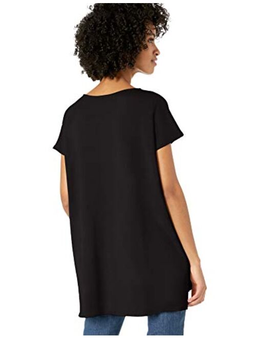 Amazon Brand - Daily Ritual Women's Supersoft Terry Dolman-Sleeve V-Neck Tunic