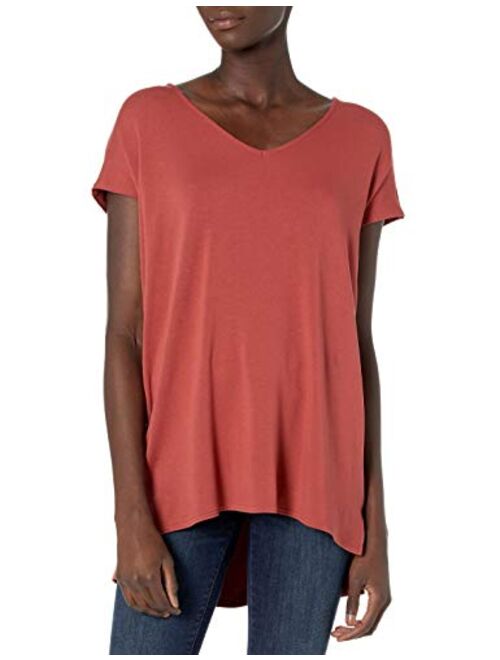 Amazon Brand - Daily Ritual Women's Supersoft Terry Dolman-Sleeve V-Neck Tunic