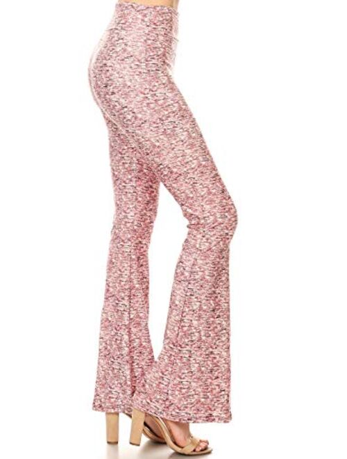 Leggings Depot Women's Ultra Soft Popular Printed Stylish Palazzo Pants BAT1