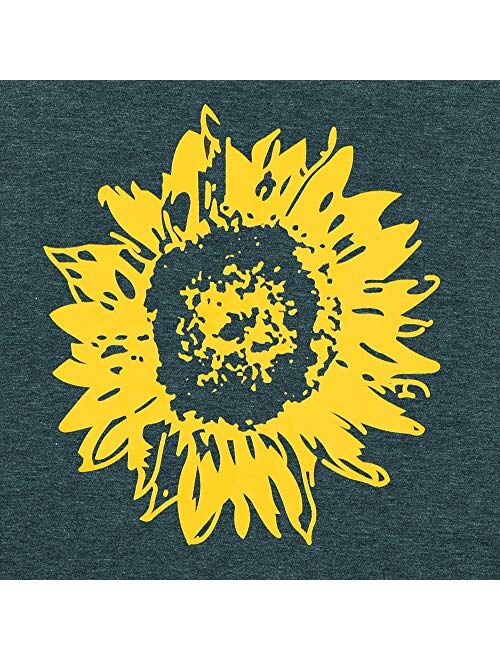 LOTUCY Sunflower Tank Tops Women Sunflower Print Vest Sleeveless T-Shirt Teen Girls Funny Graphic Tee Casual Vacation Shirt