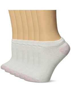 Women's 6 Pack No Show Socks, 10-12 Sock/8-12 Shoe