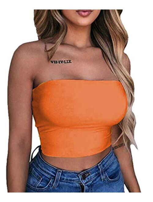 Women's All-Match Spaghetti Strap Crop Top