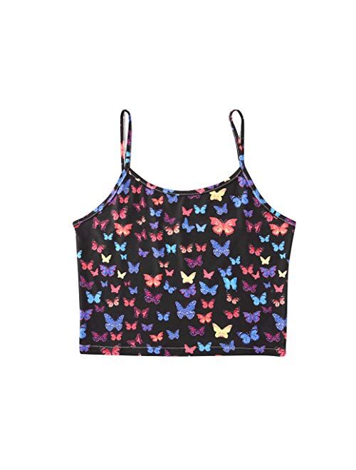 Women's All-Match Spaghetti Strap Crop Top