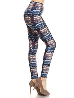 Ultra Soft Women's Printed Fashion Leggings BAT3TD