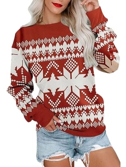 Christmas Shirts for Women This is My Christmas Movies Watching Plaid Tees Long Sleeve Merry Xmas Coffee Splicing Tops