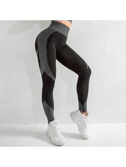 Redqenting High Waist Tummy Control Compression Leggings for Women Seamless Sweat Proof Yoga Pants