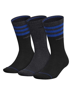 womens 3-stripe Crew Socks (3-pair)