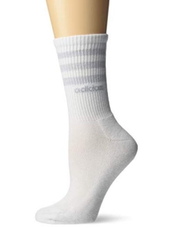 womens 3-stripe Crew Socks (3-pair)