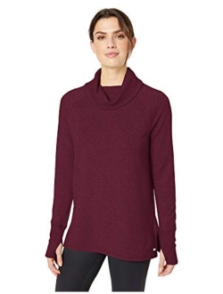 Women's Studio Terry Long-Sleeve Funnel-Neck Tunic