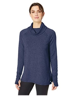 Women's Studio Terry Long-Sleeve Funnel-Neck Tunic