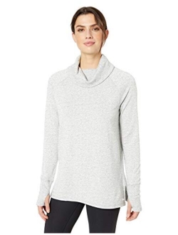 Women's Studio Terry Long-Sleeve Funnel-Neck Tunic