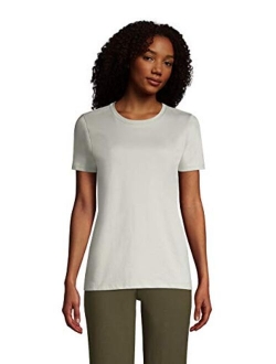 Women's Relaxed Supima Cotton Short Sleeve Crewneck T-Shirt