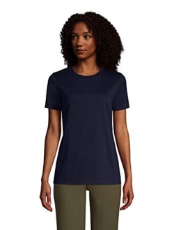 Women's Relaxed Supima Cotton Short Sleeve Crewneck T-Shirt