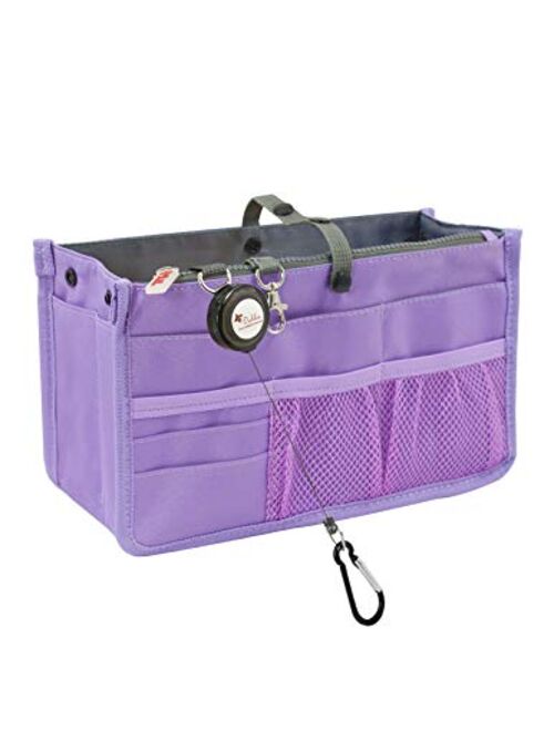 Dahlia's Patented Handbag Purse Organizer Insert - STURDY Flexible