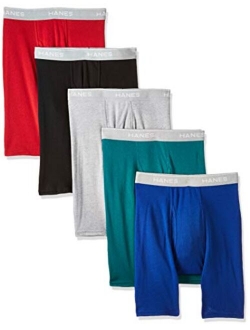 Men's Tagless Exposed Waistband Boxer Briefs