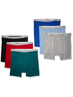 Men's Tagless Exposed Waistband Boxer Briefs