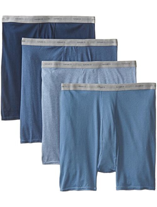 Hanes Men's Tagless Exposed Waistband Boxer Briefs