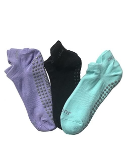 Great Soles Ombre, Sport, and Novelty Print Non Skid Socks for Women - Non Slip Grip Yoga Socks for Pilates, Barre, Ballet