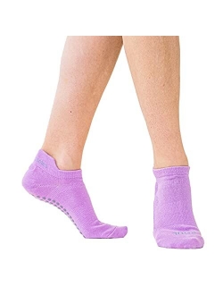 Great Soles Ombre, Sport, and Novelty Print Non Skid Socks for Women - Non Slip Grip Yoga Socks for Pilates, Barre, Ballet