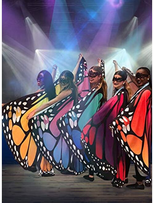 YXwin Halloween Costumes for Women Butterfly Wings for Adult Women