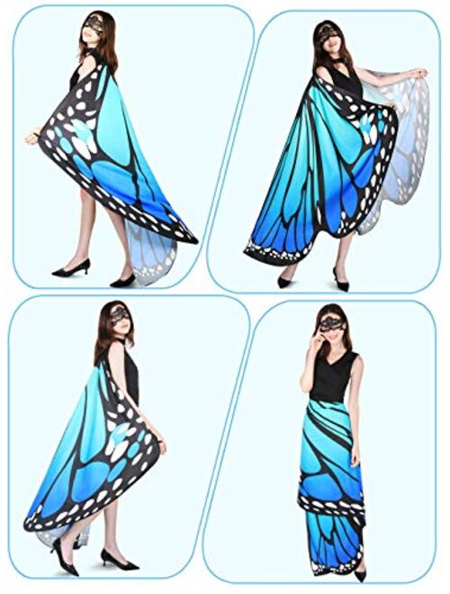 YXwin Halloween Costumes for Women Butterfly Wings for Adult Women