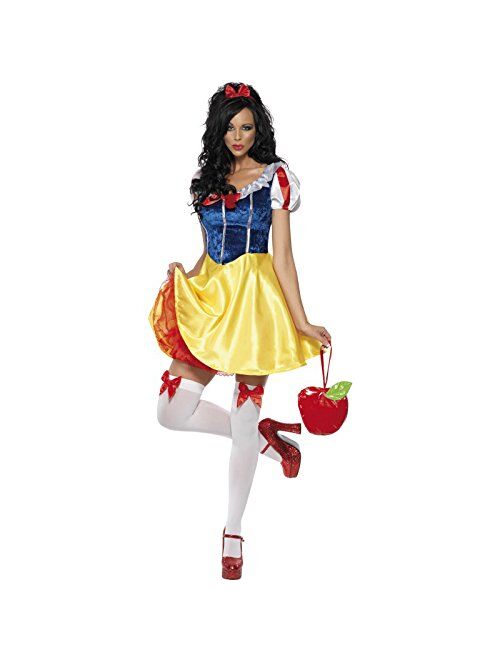 Smiffys Women's Fever Fairy-tale Costume, Dress Attached Underskirt, Headband and Choker