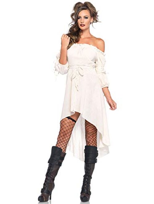 Leg Avenue Women's High Low Peasant Dress Costume