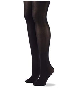 No Nonsense Women's Super Opaque Control-Top Tights