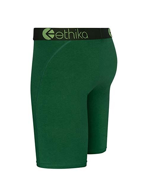 Ethika Mens – The Staple Cotton Solid Elastic Waist