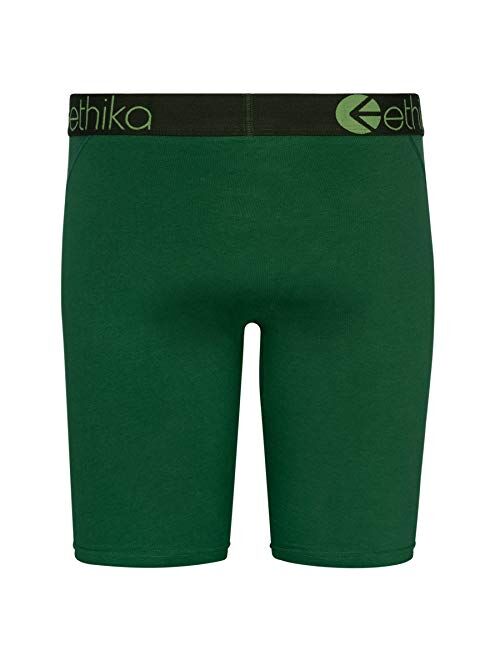 Ethika Mens – The Staple Cotton Solid Elastic Waist