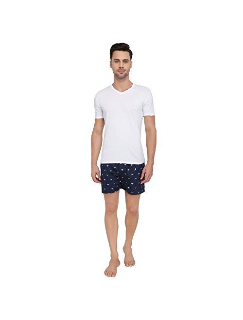 The Cotton Company Men's Cotton Boxers (Pack of 3)