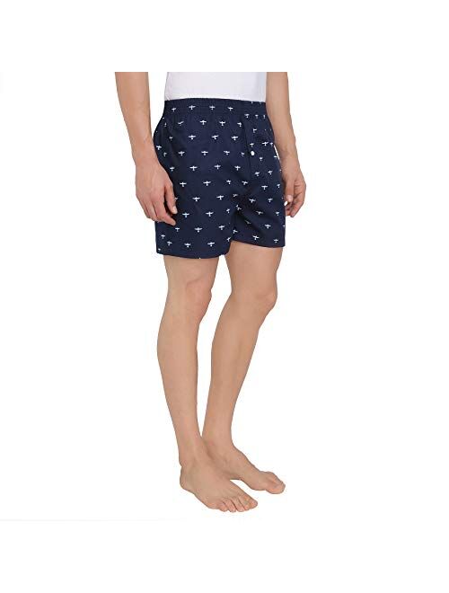 The Cotton Company Men's Cotton Boxers (Pack of 3)