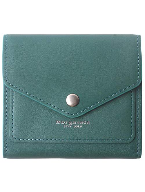 Small Leather Wallet for Women RFID Blocking Women's Credit Card Holder Cute Bifold Pocket Purse