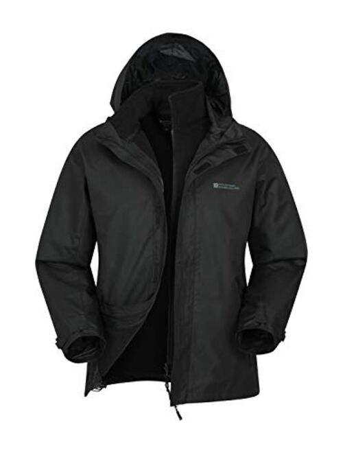 Mountain Warehouse Fell Mens 3 in 1 Water Resistant Jacket - Winter